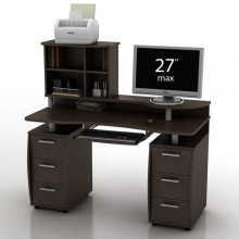 Компьютерный стол КС-14М2Я Дрофа с надстройкой КН-14